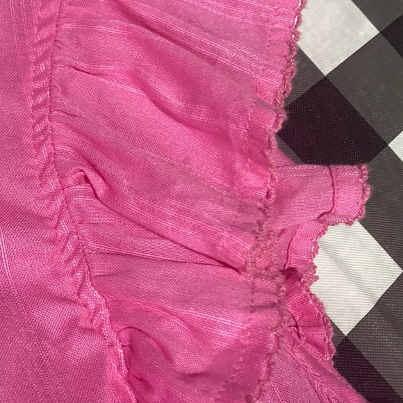 Pink Ruffled Women's Top - Picture 4 of 6